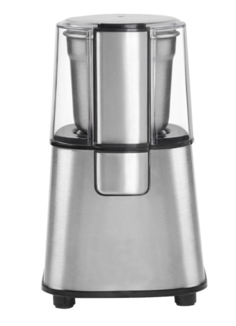 Młynek kawy steel 180W widoczne mielenie grubości ziaren Młynek kawy steel 180W widoczne mielenie grubości ziaren