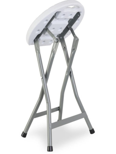 Taboret składany TWIN tworzywo HDPE białe Taboret składany TWIN tworzywo HDPE białe
