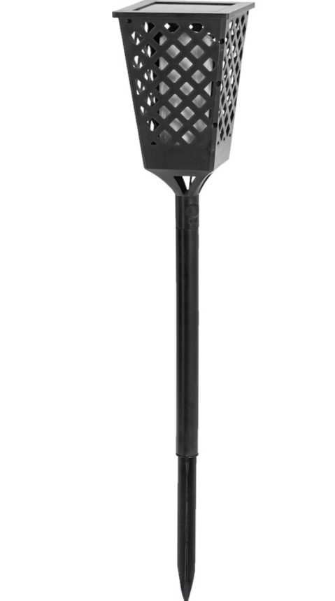 Lampa solarna ogrodowa wbijana płomień IP44 64cm Lampa solarna ogrodowa wbijana płomień IP44 64cm