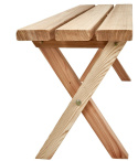 Ławka drewniana ogród prosta 120cm 30cm 43cm surowa Ławka drewniana ogród prosta 120cm 30cm 43cm surowa