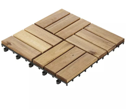 Płytka tarasowa podłogowa 30x30cm 4szt akacja na balkon Płytka tarasowa podłogowa 30x30cm 4szt akacja na balkon