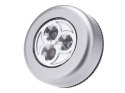 LAMPKA 3 LED SAMOPRZYLEPNA BATERIE DOTYKOWA LAMPKA 3 LED SAMOPRZYLEPNA BATERIE DOTYKOWA