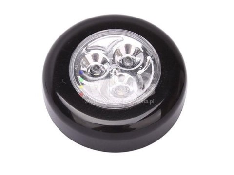 LAMPKA 3 LED SAMOPRZYLEPNA BATERIE DOTYKOWA LAMPKA 3 LED SAMOPRZYLEPNA BATERIE DOTYKOWA