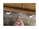 LAMPKA 3 LED SAMOPRZYLEPNA BATERIE DOTYKOWA LAMPKA 3 LED SAMOPRZYLEPNA BATERIE DOTYKOWA