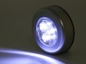 LAMPKA 3 LED SAMOPRZYLEPNA BATERIE DOTYKOWA LAMPKA 3 LED SAMOPRZYLEPNA BATERIE DOTYKOWA