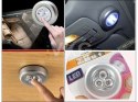 LAMPKA 3 LED SAMOPRZYLEPNA BATERIE DOTYKOWA LAMPKA 3 LED SAMOPRZYLEPNA BATERIE DOTYKOWA