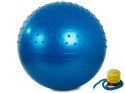 Piłka do fitball rehabilitacji 65cm niebieska Piłka do fitball rehabilitacji 65cm niebieska