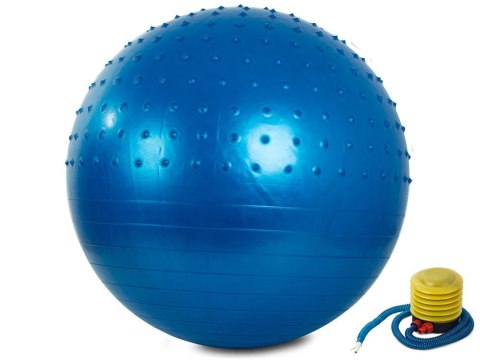 Piłka do fitball rehabilitacji 65cm niebieska Piłka do fitball rehabilitacji 65cm niebieska