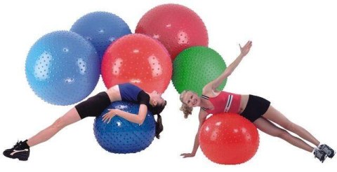 Piłka do fitball rehabilitacji 65cm niebieska Piłka do fitball rehabilitacji 65cm niebieska