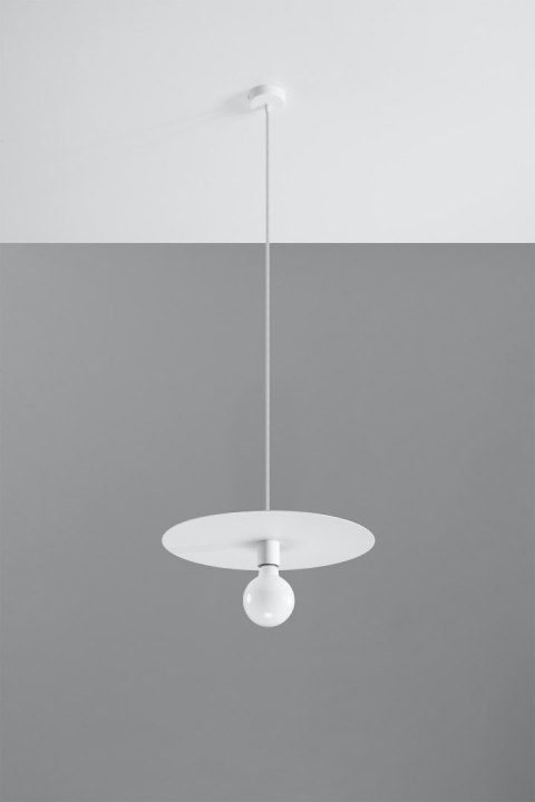 Lampa wisząca pojedyńcza FLAVIO biała design domowy Lampa wisząca pojedyńcza FLAVIO biała design domowy