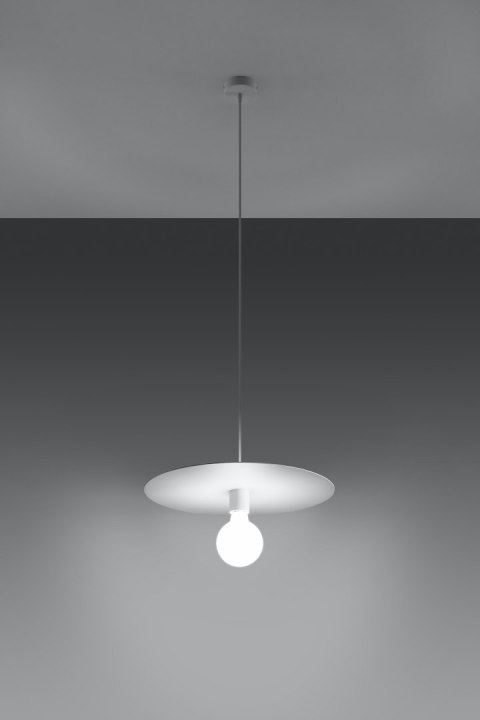 Lampa wisząca pojedyńcza FLAVIO biała design domowy Lampa wisząca pojedyńcza FLAVIO biała design domowy