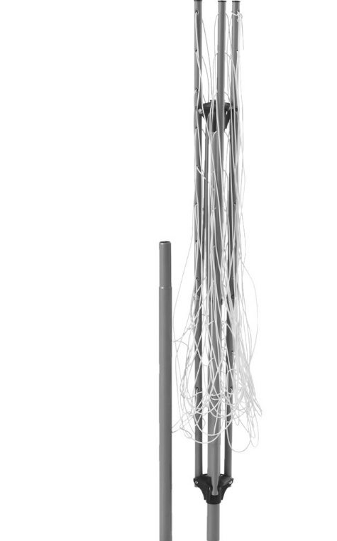 Stojąca suszarka ogrodowa 40m 180cm stalowa lekka Stojąca suszarka ogrodowa 40m 180cm stalowa lekka