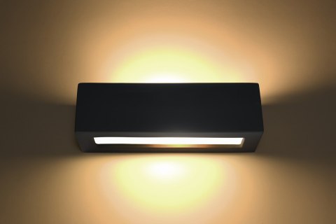 Lampa ścienna kinkiet ceramiczny VEGA czarny design nowy dom Lampa ścienna kinkiet ceramiczny VEGA czarny design nowy dom