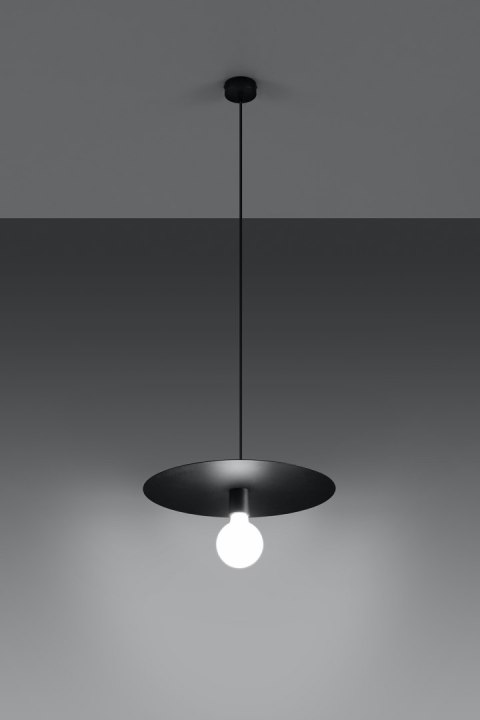 Lampa wisząca pojedyńcza FLAVIO czarna design domowy Lampa wisząca pojedyńcza FLAVIO czarna design domowy