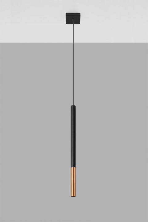 Lampa wisząca MOZAICA 1 czarny/miedź Lampa wisząca MOZAICA 1 czarny/miedź