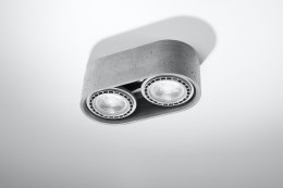 Lampa sufitowa plafon BASIC 2 beton design domowy