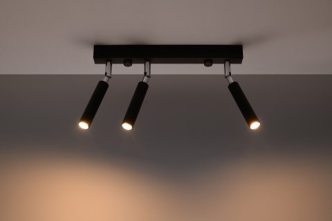 Lampa sufitowa plafon EYETECH 3 czarny design domowy Lampa sufitowa plafon EYETECH 3 czarny design domowy