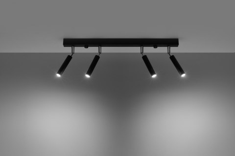 Lampa sufitowa plafon EYETECH 4 czarny design domowy Lampa sufitowa plafon EYETECH 4 czarny design domowy