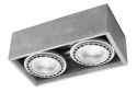 Lampa sufitowa plafon QUATRO 2 beton design domowy