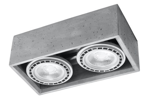Lampa sufitowa plafon QUATRO 2 beton design domowy Lampa sufitowa plafon QUATRO 2 beton design domowy