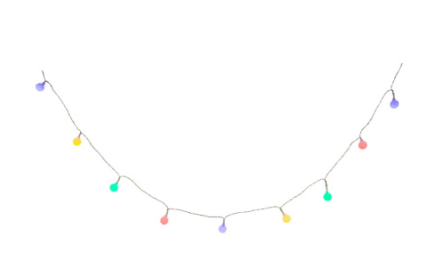 Ogrodowe lampki LED COLOR 50szt 15m girlanda 230V Ogrodowe lampki LED COLOR 50szt 15m girlanda 230V