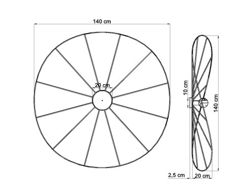 LAMPA Kinkiet Plafon ESKOLA 140cm CZARNY design nowy dom LAMPA Kinkiet Plafon ESKOLA 140cm CZARNY design nowy dom