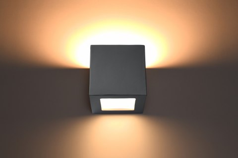 Lampa ścienna kinkiet ceramiczny LEO szary design nowy dom Lampa ścienna kinkiet ceramiczny LEO szary design nowy dom