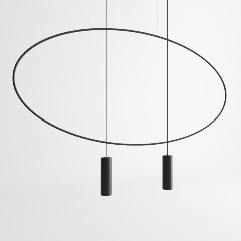 Lampa wisząca HOLAR 2 CZARNY Lampa wisząca HOLAR 2 CZARNY