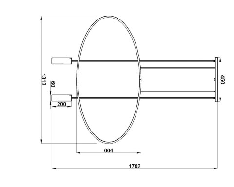 Lampa wisząca HOLAR 2 CZARNY Lampa wisząca HOLAR 2 CZARNY