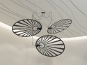 Lampa wisząca pojedyńcza LEHDET CZARNA design domowy