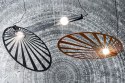 Lampa wisząca pojedyńcza LEHDET CZARNA design domowy