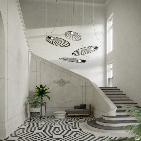 Lampa wisząca pojedyńcza LEHDET CZARNA design domowy Lampa wisząca pojedyńcza LEHDET CZARNA design domowy