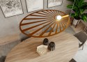 Lampa wisząca pojedyńcza LEHDET CZARNA design domowy