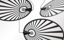 Lampa wisząca pojedyńcza LEHDET CZARNA design domowy