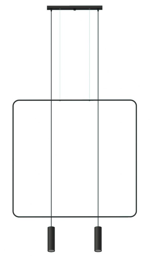 Lampa wisząca RANA 2 CZARNA Lampa wisząca RANA 2 CZARNA