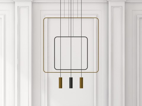 Lampa wisząca RANA 2 CZARNA Lampa wisząca RANA 2 CZARNA