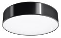 Lampa sufitowa plafon ARENA 25 czarny design domowy
