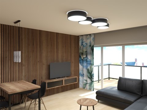 Lampa sufitowa plafon ARENA 55 biały design domowy Lampa sufitowa plafon ARENA 55 biały design domowy