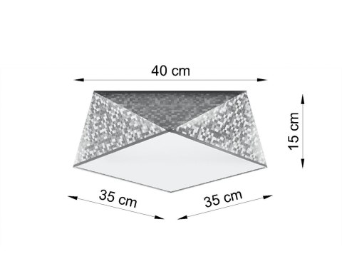 Lampa sufitowa plafon HEXA 35 cekin design domowy Lampa sufitowa plafon HEXA 35 cekin design domowy