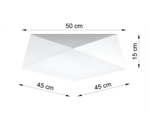 Lampa sufitowa plafon HEXA 45 biały design domowy Lampa sufitowa plafon HEXA 45 biały design domowy