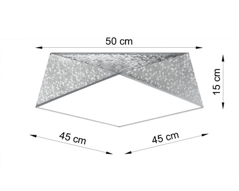 Lampa sufitowa plafon HEXA 45 cekin design domowy Lampa sufitowa plafon HEXA 45 cekin design domowy