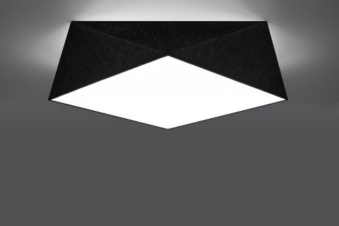 Lampa sufitowa plafon HEXA 45 czarny design domowy Lampa sufitowa plafon HEXA 45 czarny design domowy
