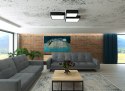 Lampa sufitowa plafon HORUS 55 biały design domowy