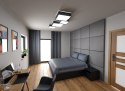 Lampa sufitowa plafon HORUS 55 biały design domowy