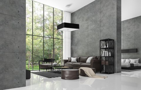Lampa sufitowa plafon LOKKO 45 czarny design domowy Lampa sufitowa plafon LOKKO 45 czarny design domowy