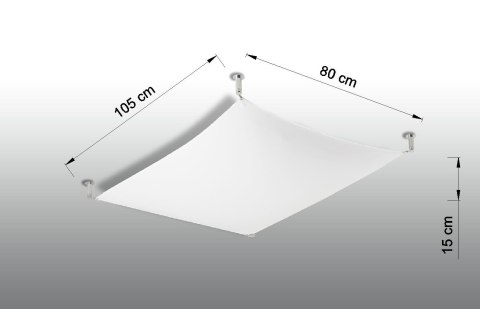 Lampa sufitowa plafon LUNA 1 biały design domowy Lampa sufitowa plafon LUNA 1 biały design domowy