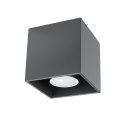 Lampa sufitowa plafon QUAD 1 Antracyt design domowy