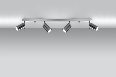 Lampa sufitowa plafon RING 4L chrom design domowy Lampa sufitowa plafon RING 4L chrom design domowy