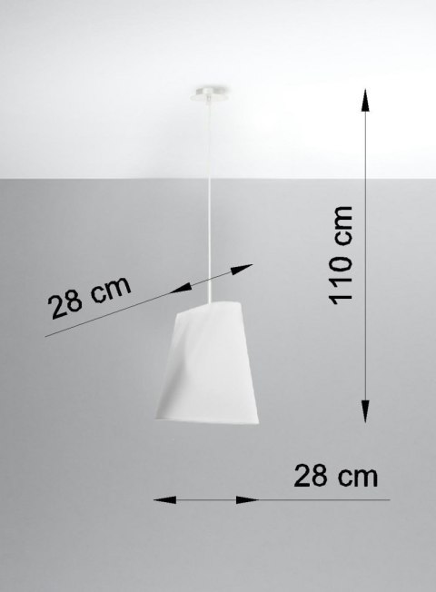 Lampa sufitowa żyrandol BLUM 1 biały design domowy Lampa sufitowa żyrandol BLUM 1 biały design domowy