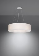 Lampa sufitowa żyrandol SATURNO 70 biały design domowy